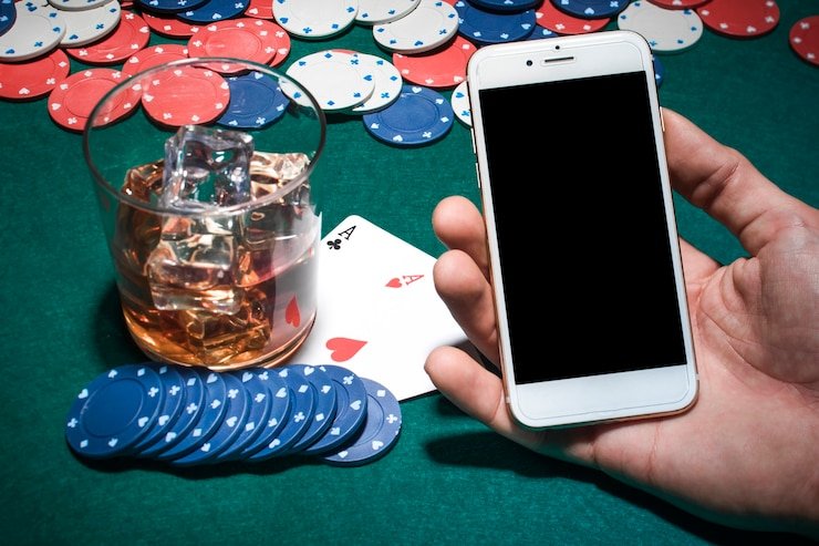 Antarmuka Colok Bebas di game berhadiah menampilkan pilihan angka dan hasil pengundian