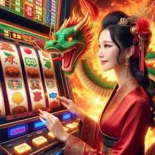 Menu utama aplikasi game berhadiah dengan pilihan slot dan live casino